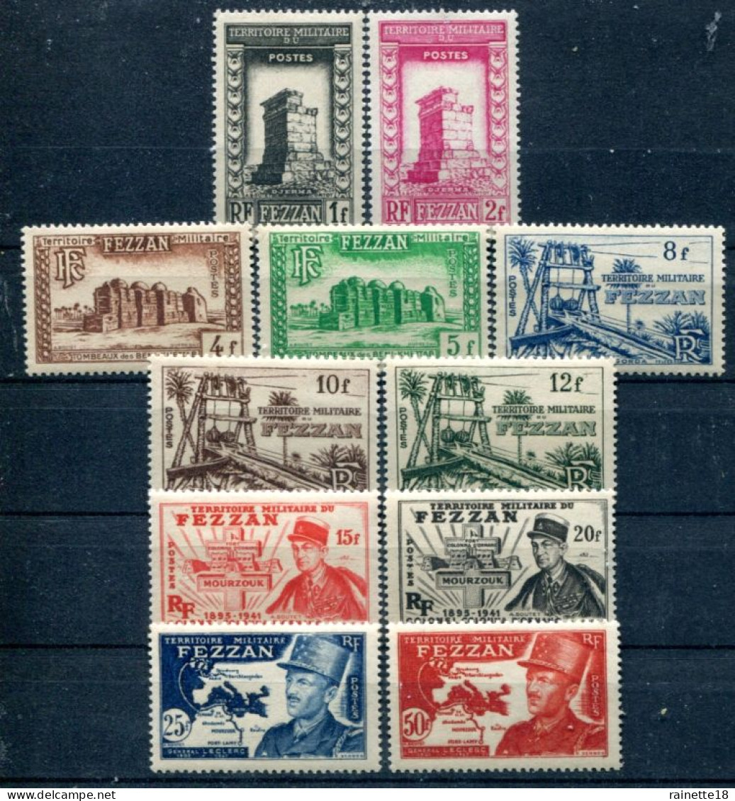 Fezzan 43/53 ** - Unused Stamps