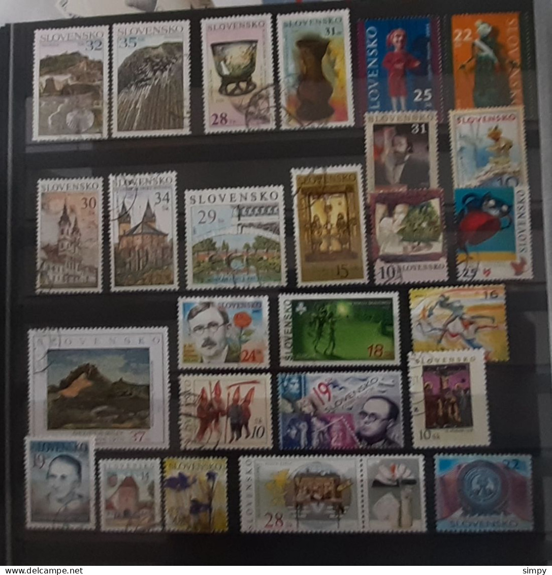 SLOVAKIA 2007 Lot Of Used Stamps - Usados