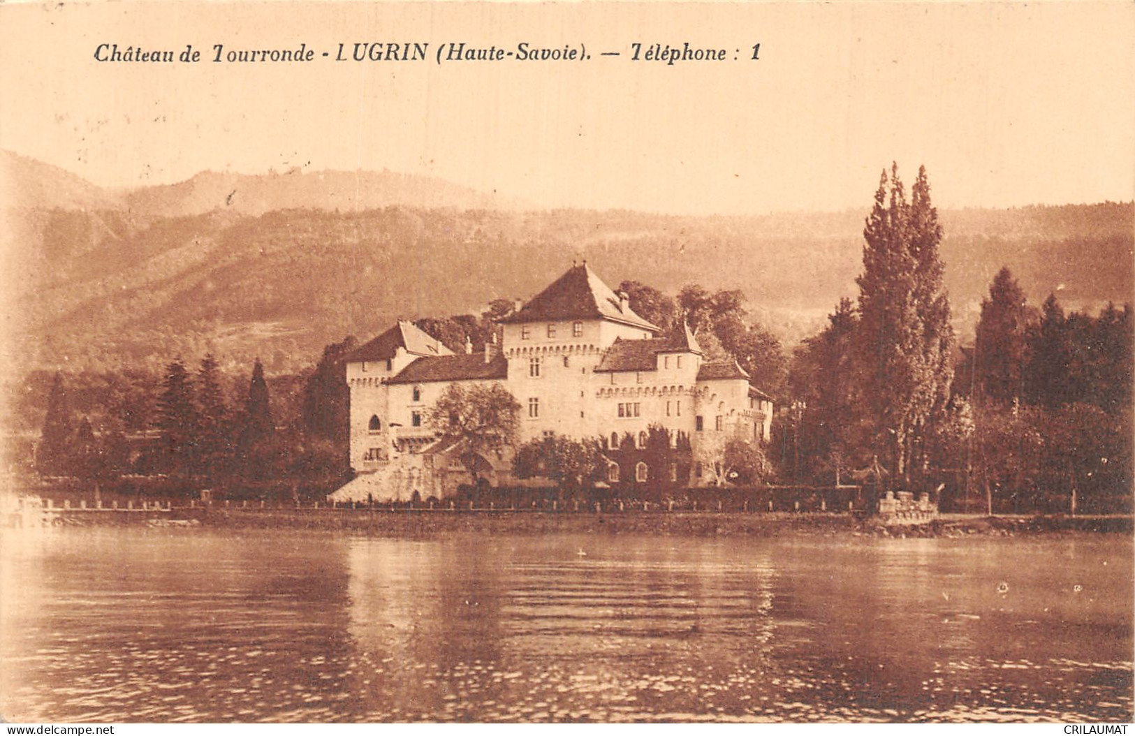 74-LUGRIN CHÂTEAU DE TOURRONDE-N°5174-C/0343 - Lugrin