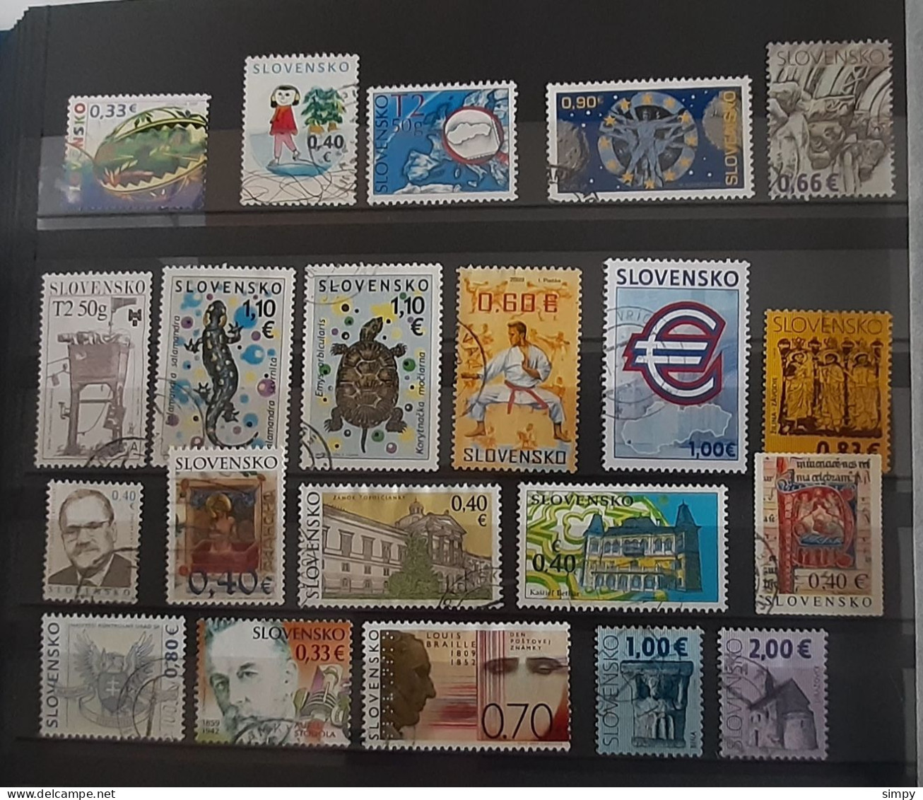 SLOVAKIA 2009 Lot Of Used Stamps - Oblitérés