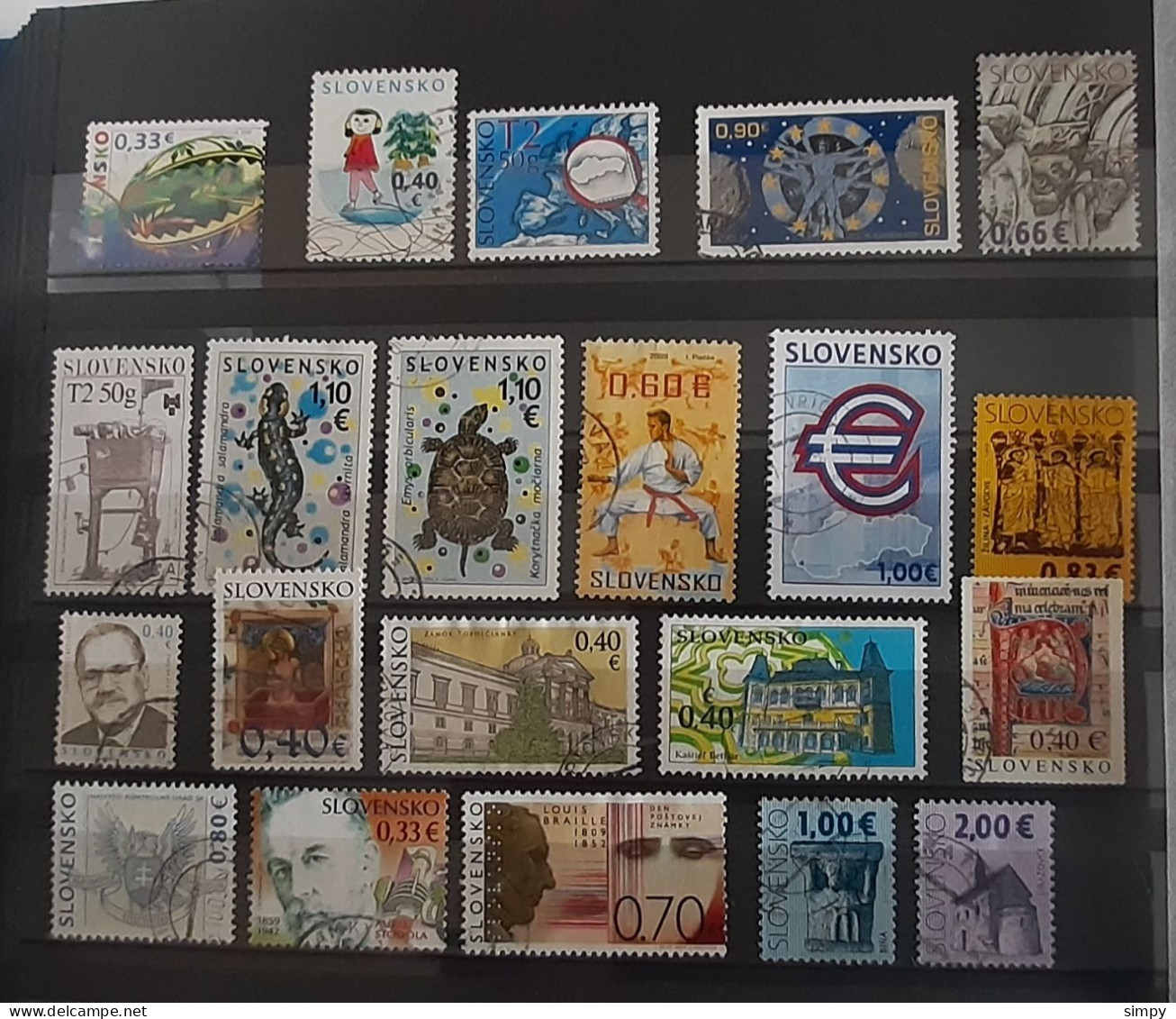 SLOVAKIA 2009 Lot Of Used Stamps - Usados