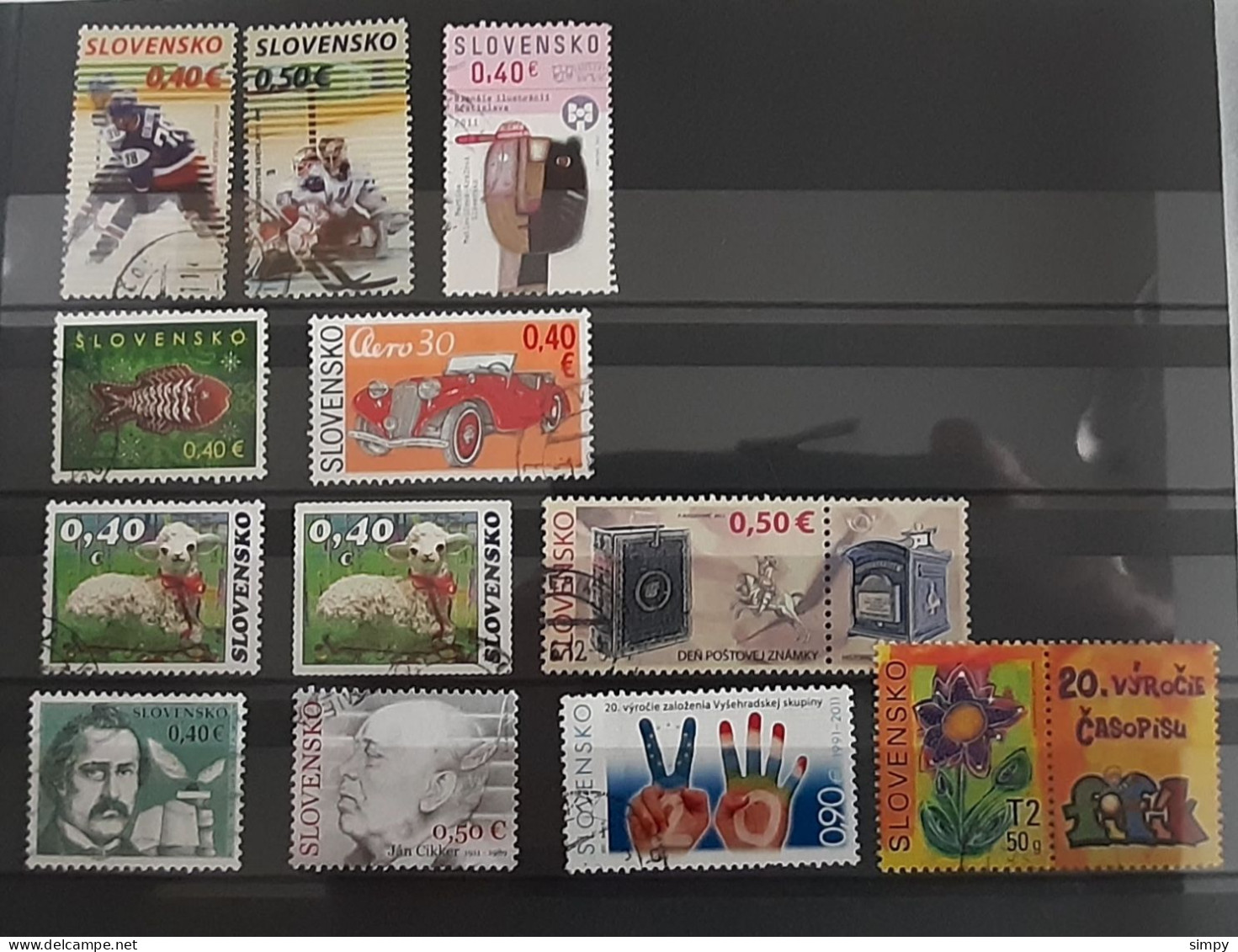 SLOVAKIA 2011 Lot Of Used Stamps - Oblitérés