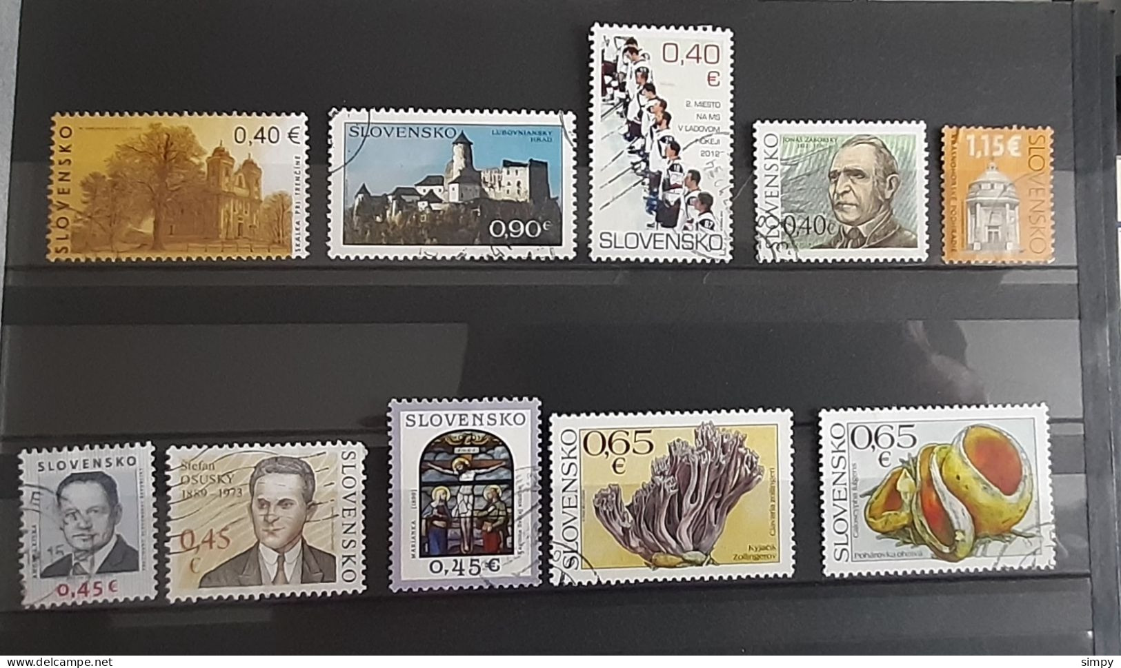 SLOVAKIA 2012, 2014, 2017 Lot Of Used Stamps - Oblitérés