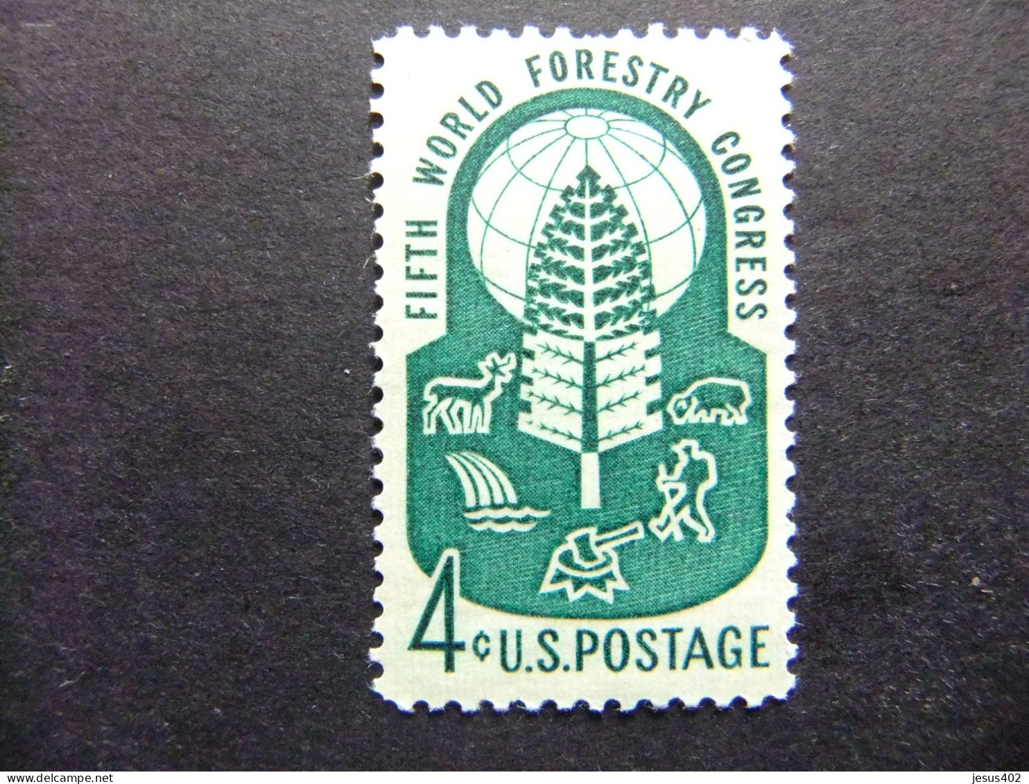 ESTADOS UNIDOS / ETATS-UNIS D'AMERIQUE 1960 / CONGRESO FORESTAL MUNDIAL YVERT 691 ** MNH - Unused Stamps