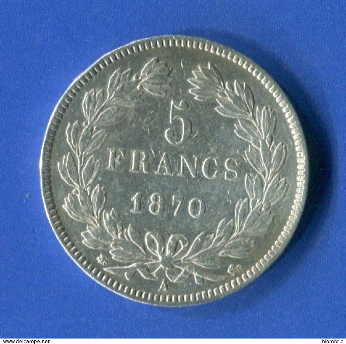 5 Fr  1870 A Sans Légende - 1870-1871 Gouvernement De La Défense Nationale