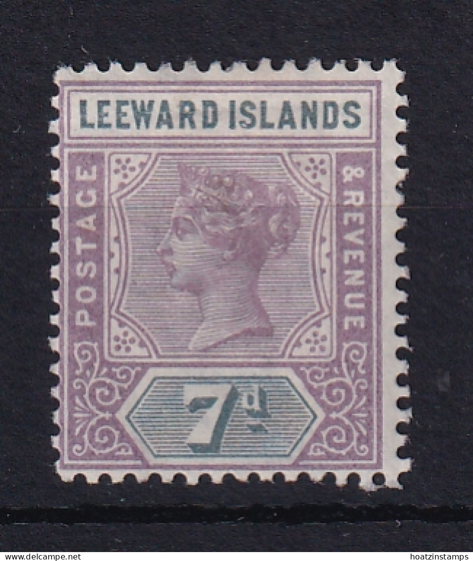 Leeward Is.: 1890   QV    SG6    7d     MH - Leeward  Islands