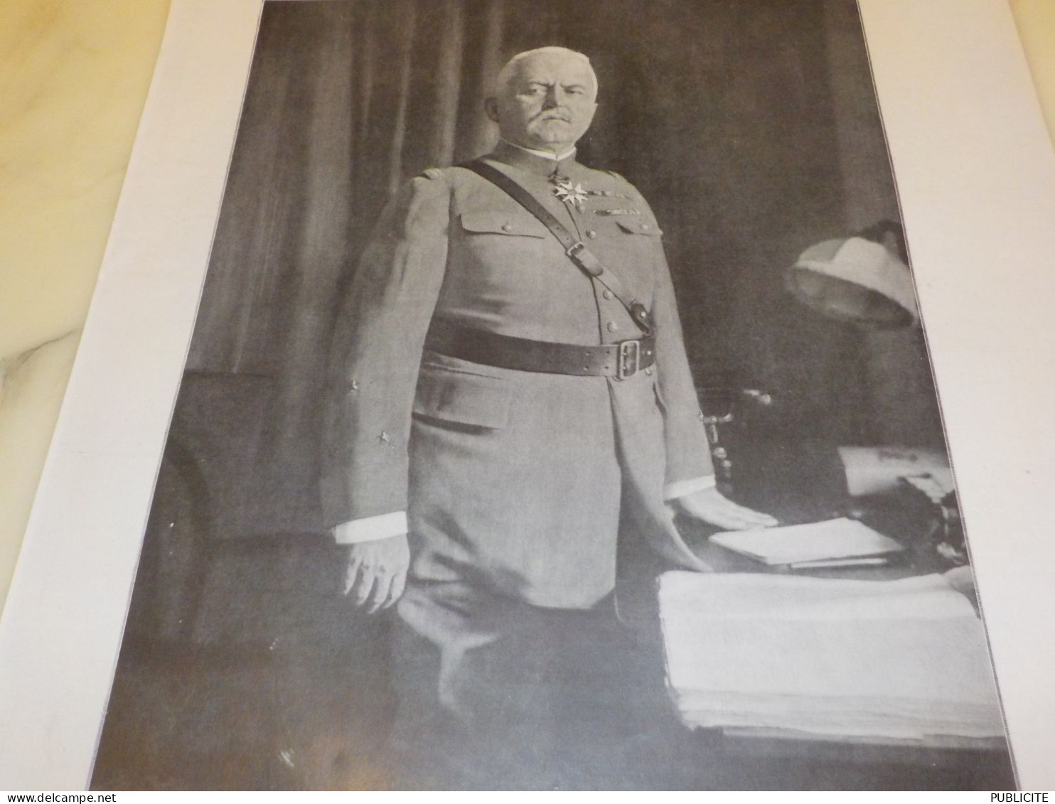 PHOTO GENERAL NOLLET DESARMEMENT DE ALLEMAGNE 1921 - Unclassified