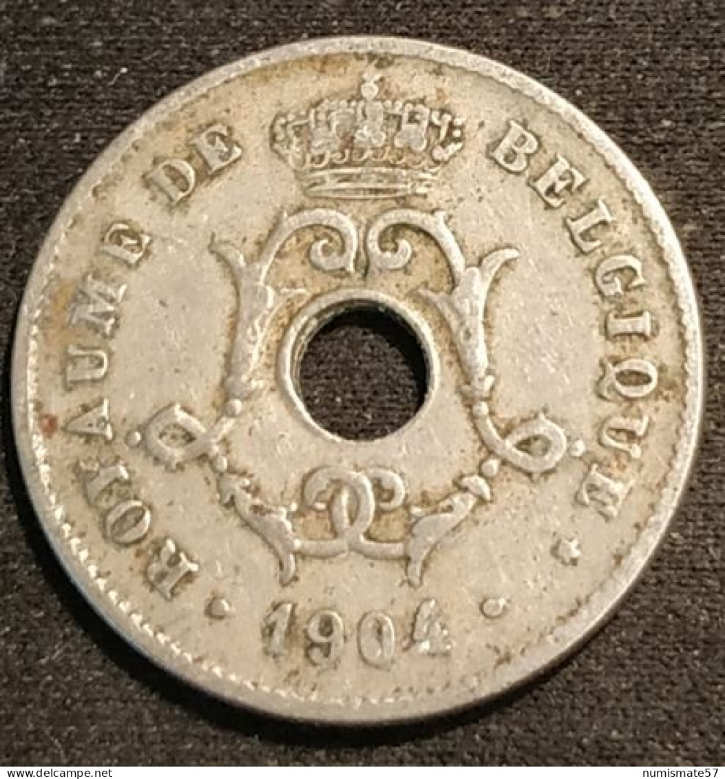 BELGIQUE - BELGIUM - 10 CENTIMES 1904 - Légende FR - Léopold II - Type Michaux - KM 52 - 10 Cent