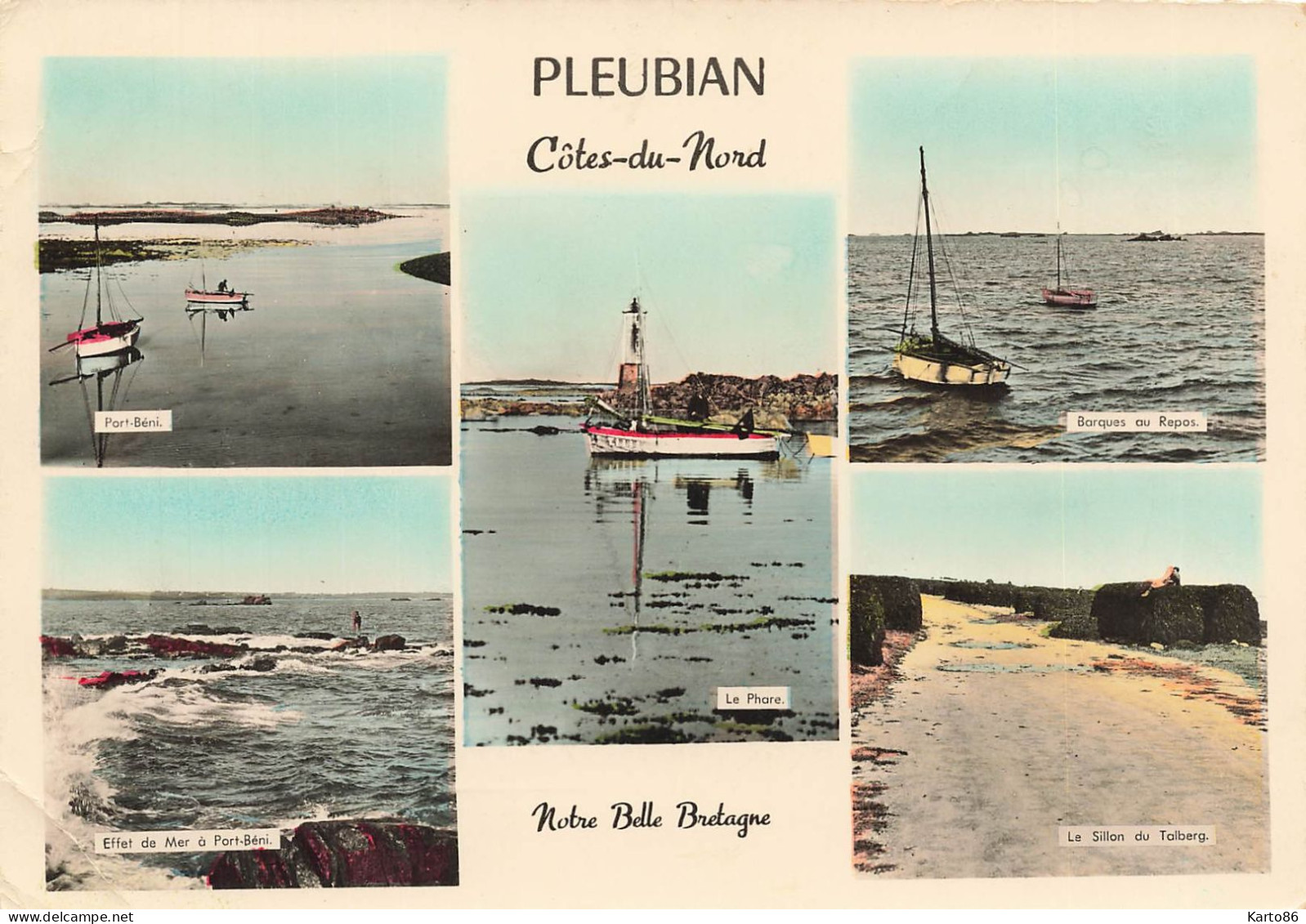 Pleubian * Souvenir De La Commune * Cp 5 Vues - Pleubian