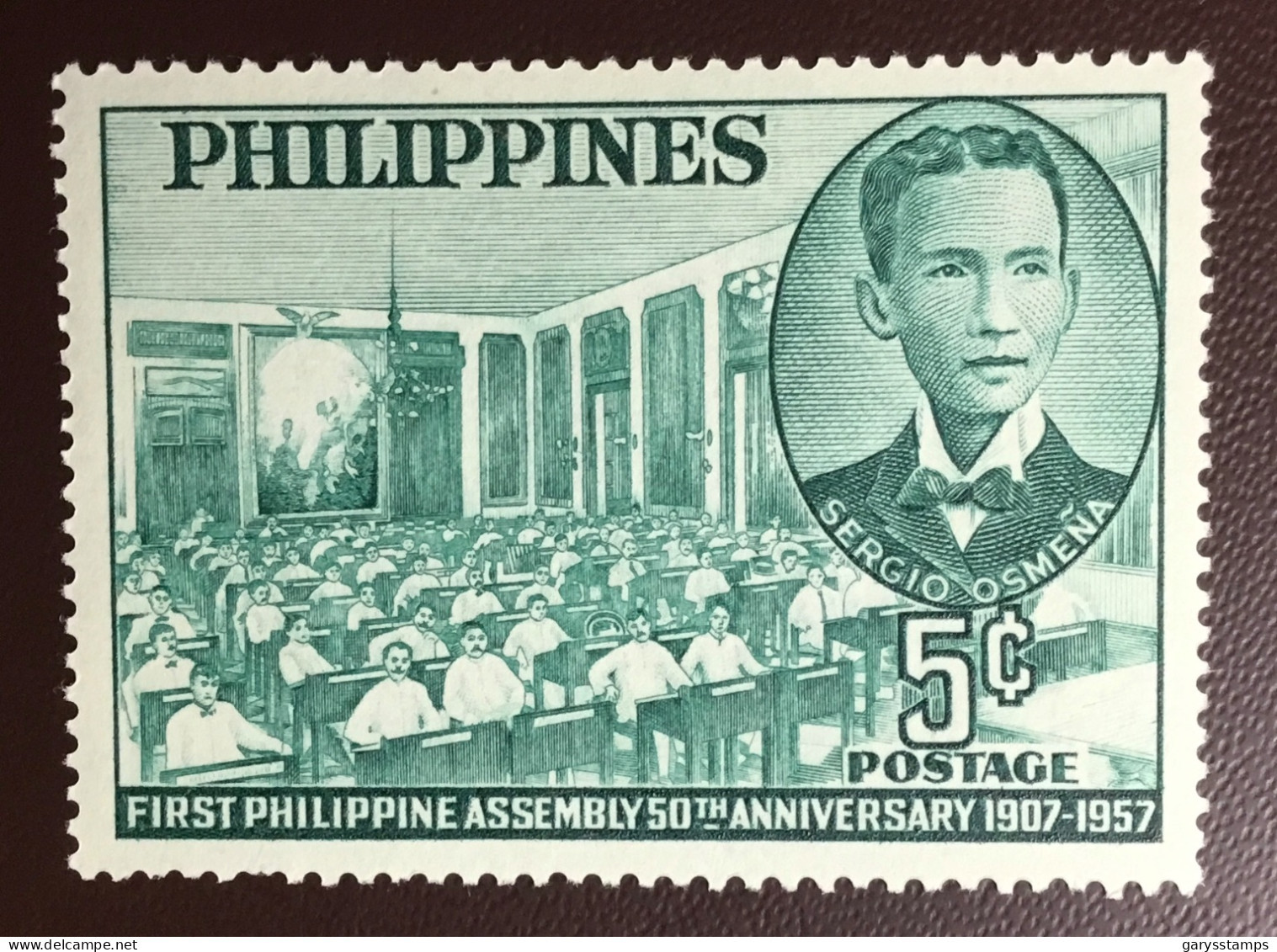 Philippines 1957 Assembly Anniversary MNH - Filippine
