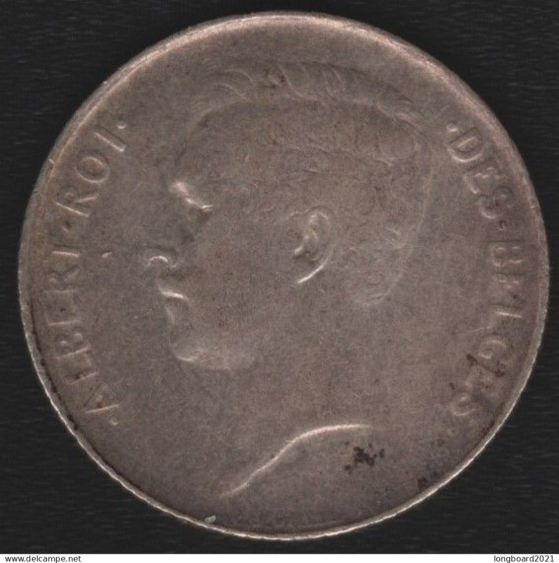 BELGIUM - 1 FRANC 1913 French -SILVER- - 1 Franco