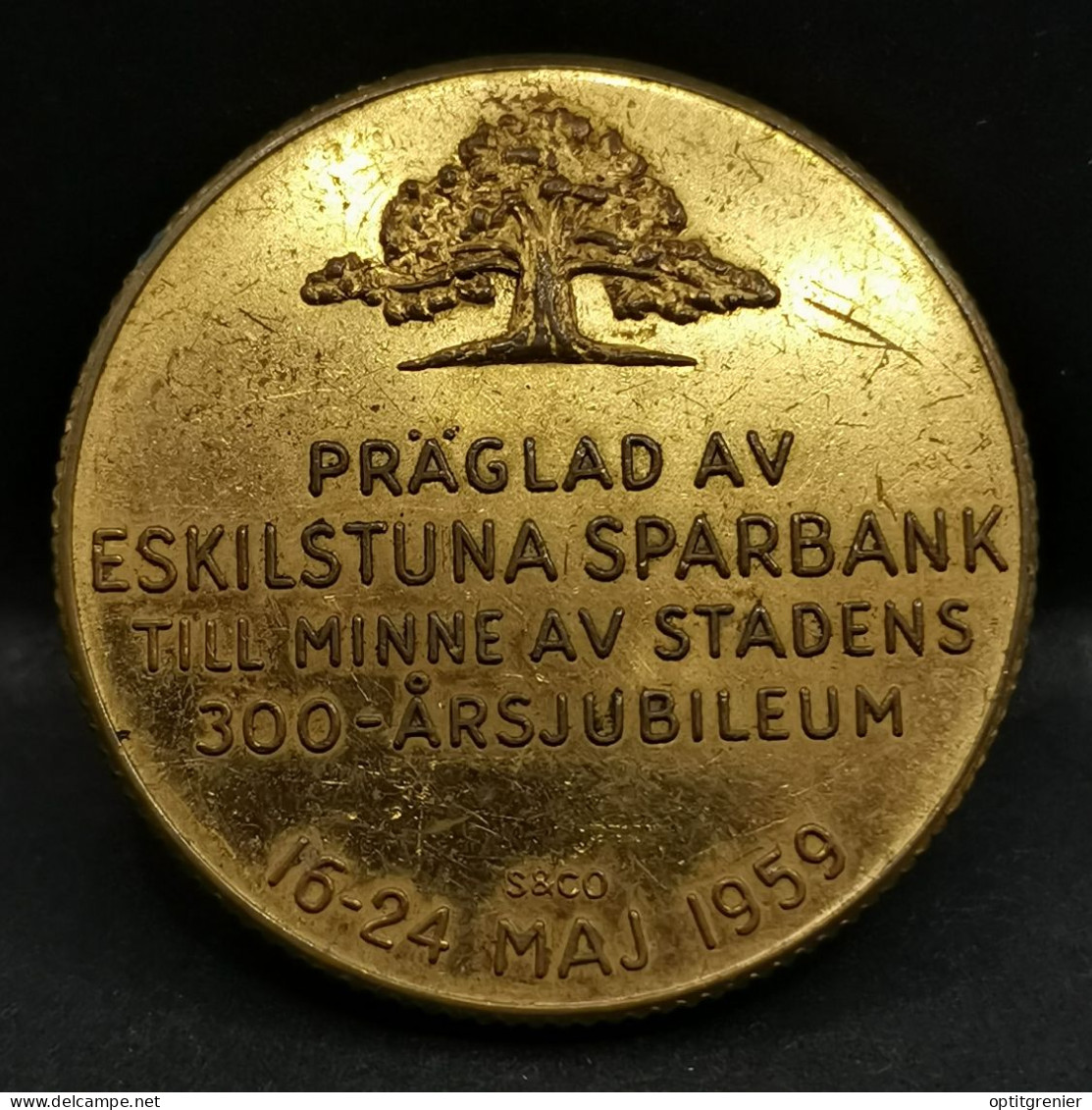 JETON 32 Mm ESKILSTUNA SPARBANK 1959 / TOKEN - Unclassified