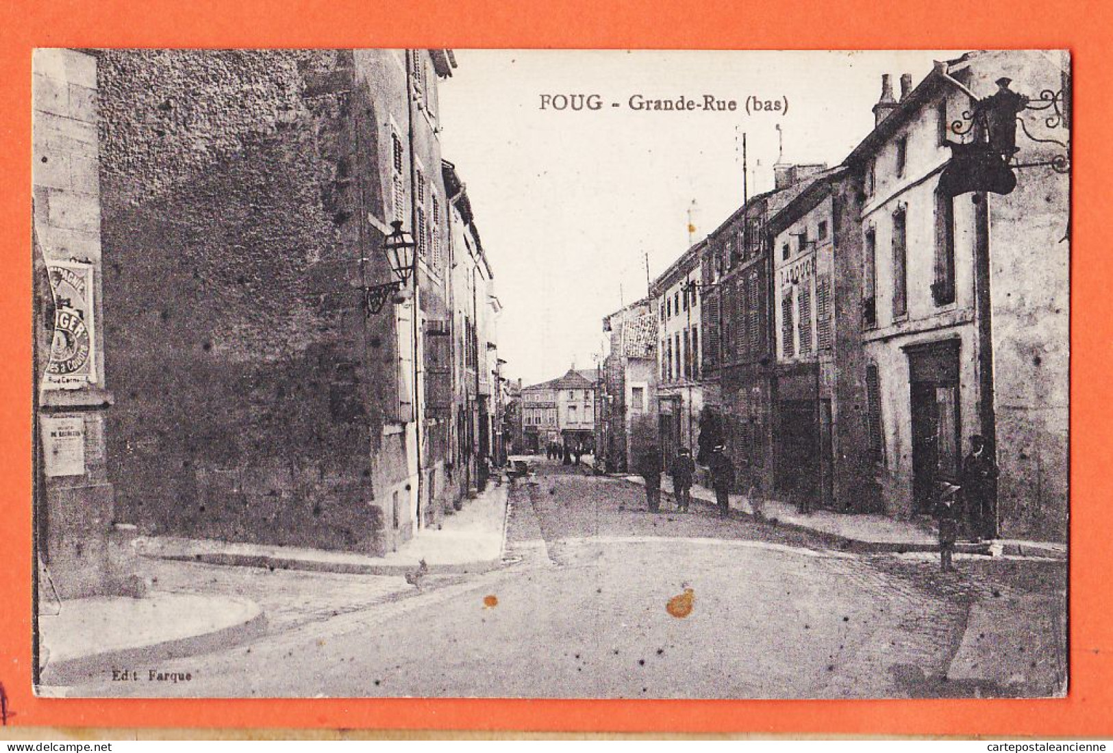11402 / Peu Commun FOUG 54-Meurthe Moselle Grande-Rue Bas 1910s Edition FARQUE - Foug