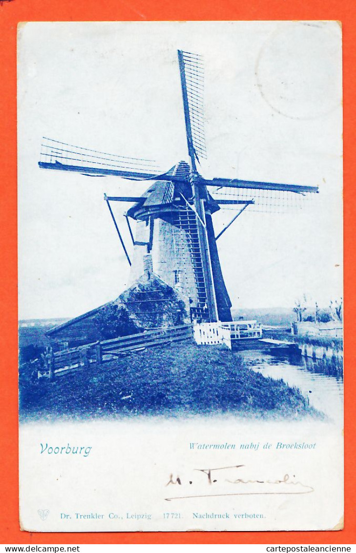 11389 / ♥️ ⭐ ◉ VOORBURG Zuid-Holland Watermolen Nabij BROEKSLOOT Molen Moulin à Vent Windmühle Windmill TRENKLER 17721 - Voorburg