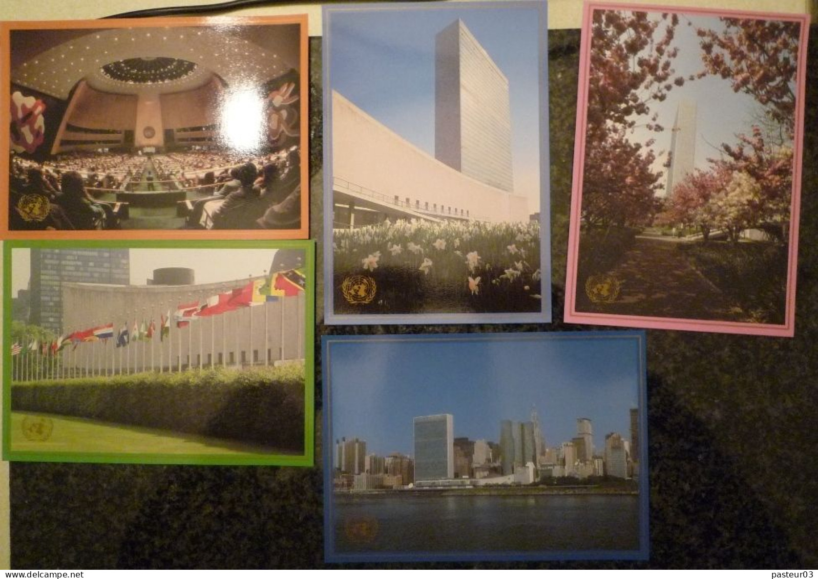 Nations Unies Lot Entiers Postaux Cartes Postales Neuves Et Oblitérées Voir Scan Dont Vues De New York (N° 1) - Collections, Lots & Séries