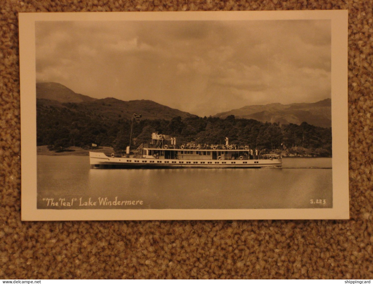 BRITISH RAIL TEAL AT WINDERMERE RP - Ferries