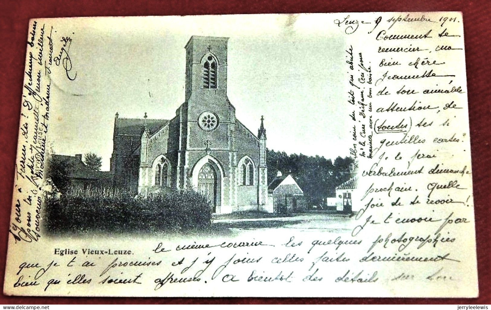 LEUZE EN HAINAUT -  Eglise Vieux-Leuze  -  1901 - Leuze-en-Hainaut