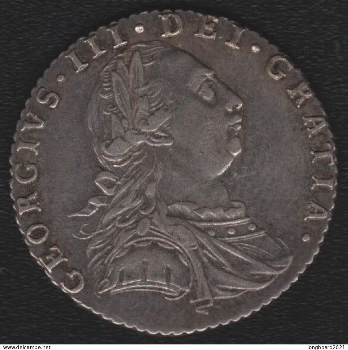 GREAT BRITAIN - 6 PENCE 1787 -SILVER- - G. 6 Pence