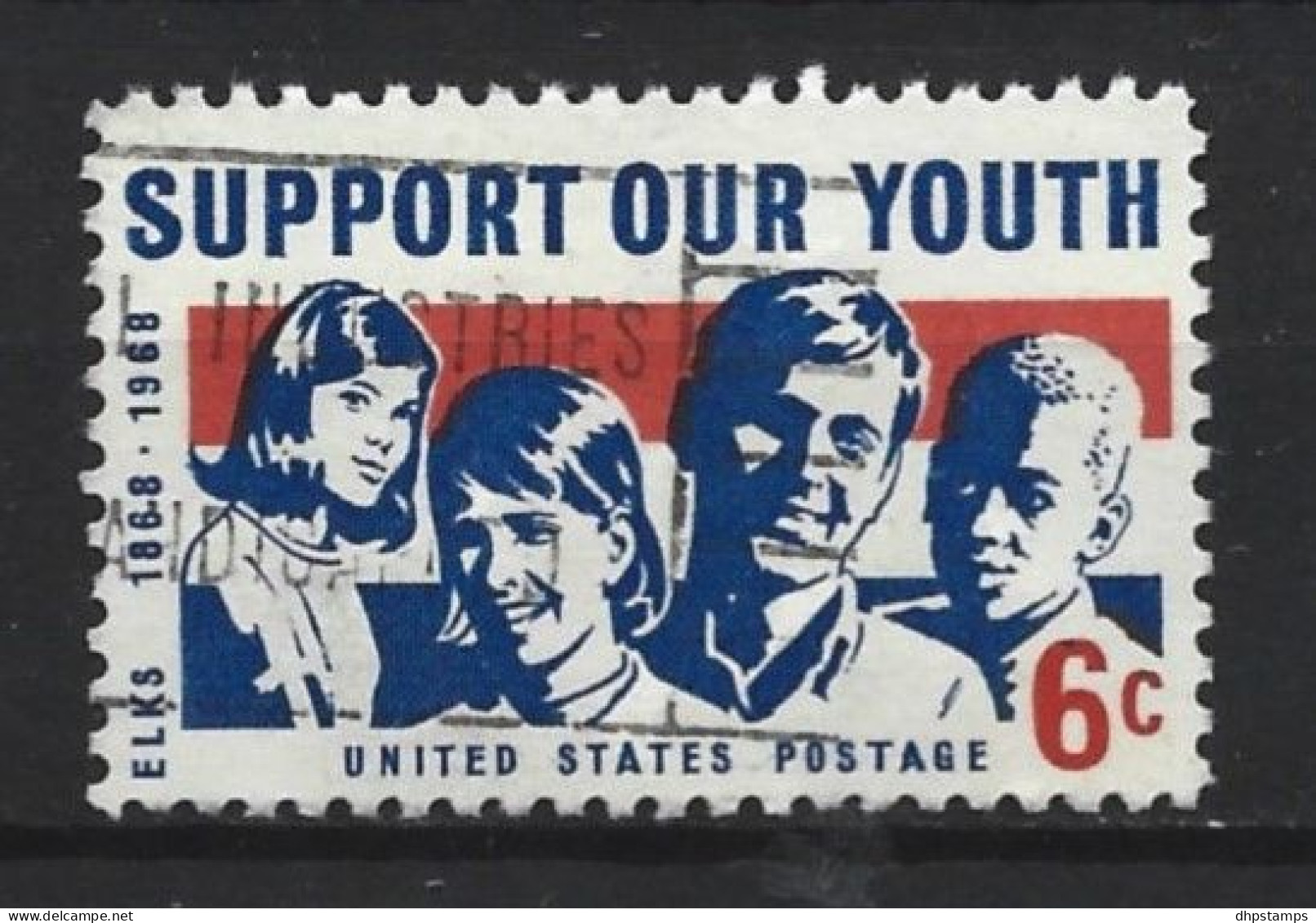 USA 1968 Support Our Youth Y.T. 845 (0) - Oblitérés