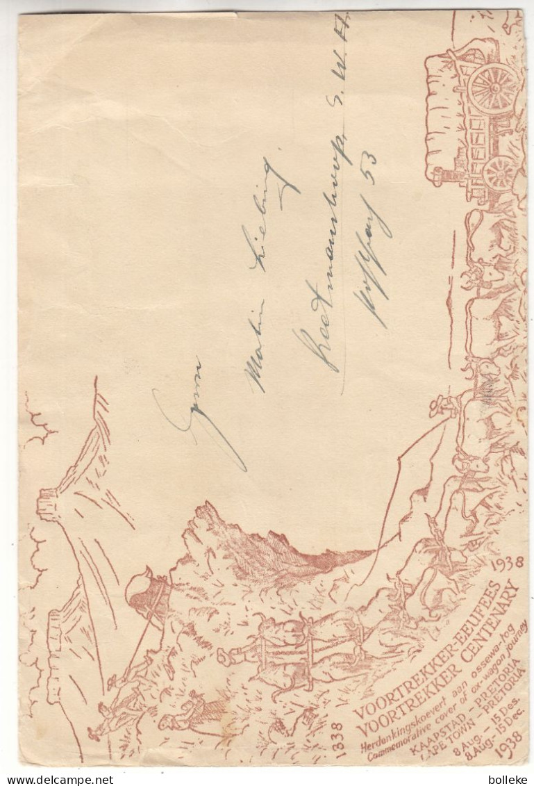 Afrique Du Sud - Lettre De 1938 - GF - Oblit Windhoek - Exp Vers Keet0manshoop - Valeur Oblit = 80 € - Sur Lettre +++ - Lettres & Documents