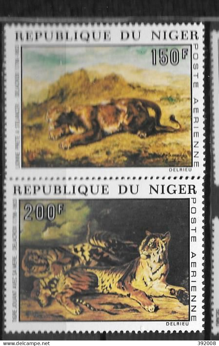 PA - 1973 - 215 à 216 *MH - Delacroix  - Niger (1960-...)