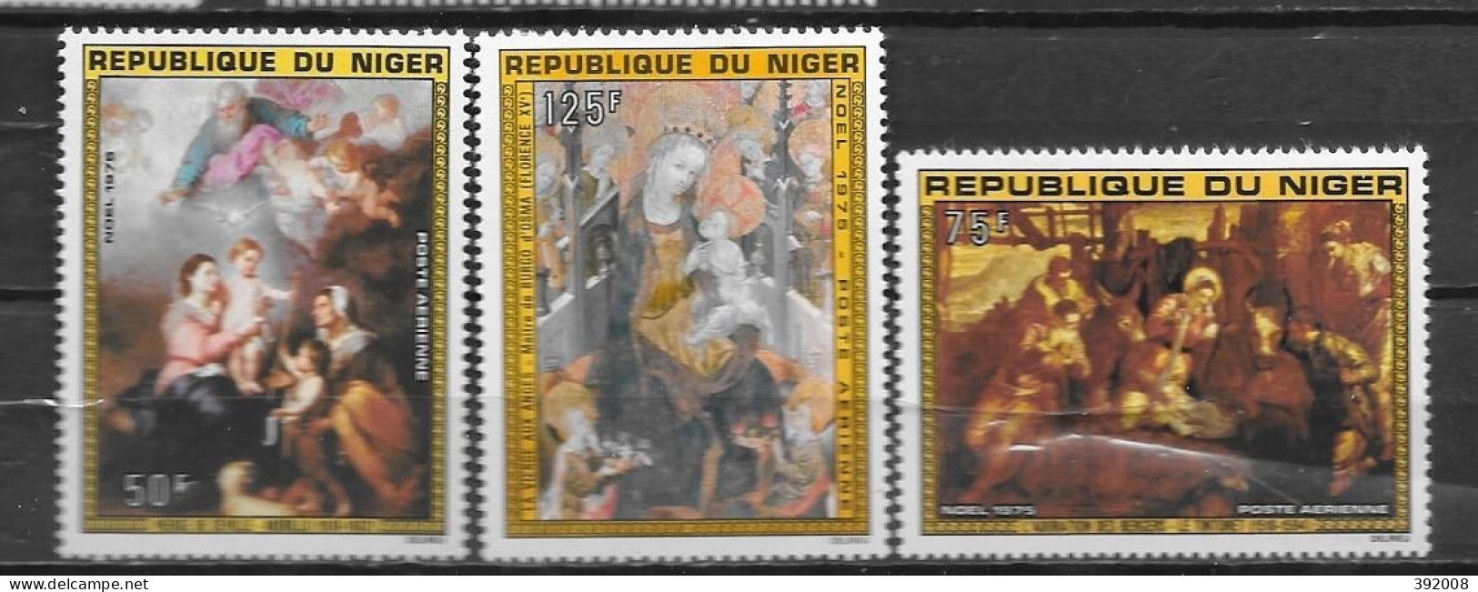 PA - 1975 - 257 à 259 **MNH - Noël - Niger (1960-...)