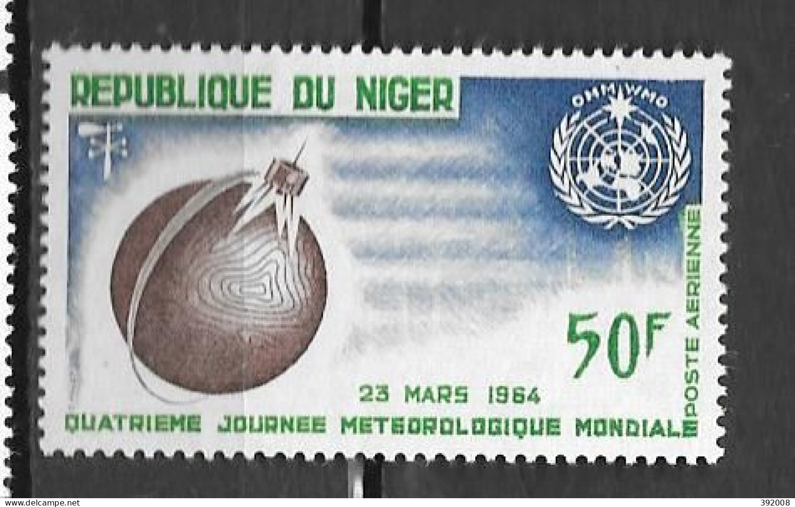 PA - 1964 - 41 *MH - Journée Météorologique - 2 - Níger (1960-...)
