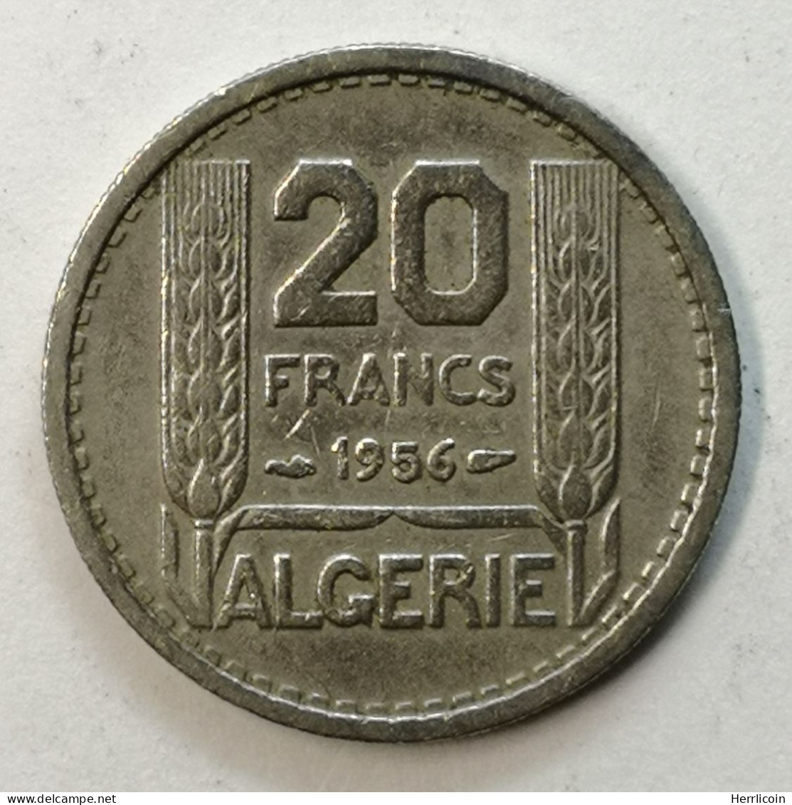 1956  - 20 Francs Turin  Algérie - Algérie