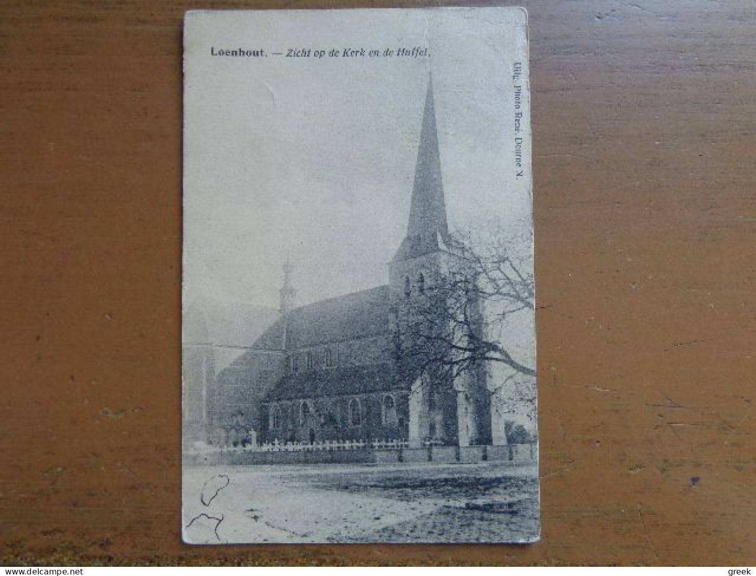 Loenhout: Zicht Op De Kerk En De Huffel --> Beschreven - Wuustwezel