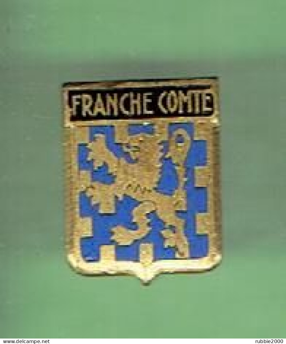 Franche Comte ECUSSON EMAIL BLASON EPINGLE - Oggetti 'Ricordo Di'