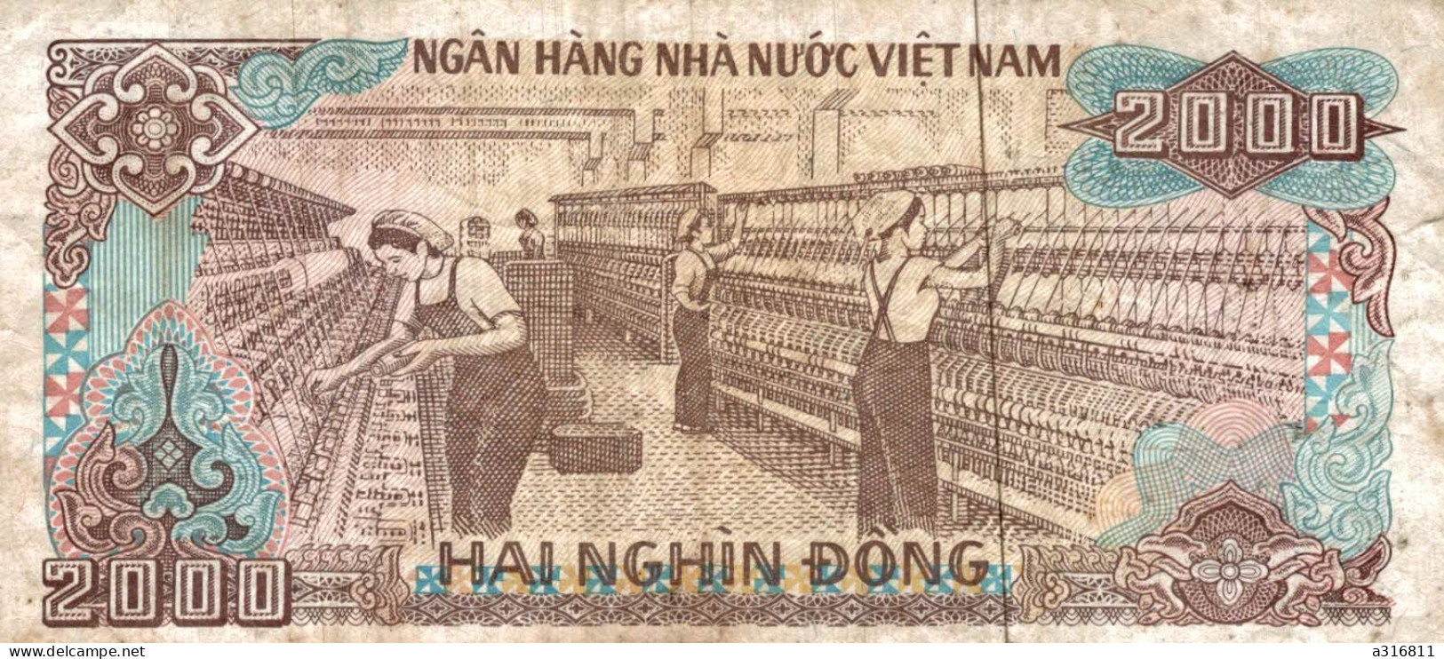 Billet 2000 Dong VietNam 1988 - Sonstige – Asien