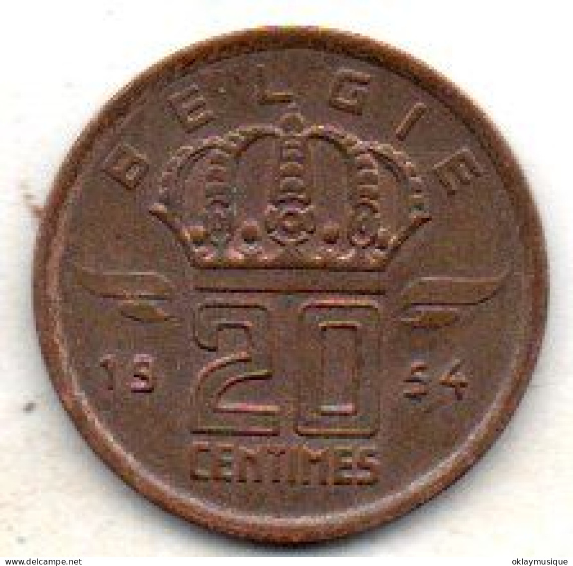 20 Centimes 1954 - Andere & Zonder Classificatie