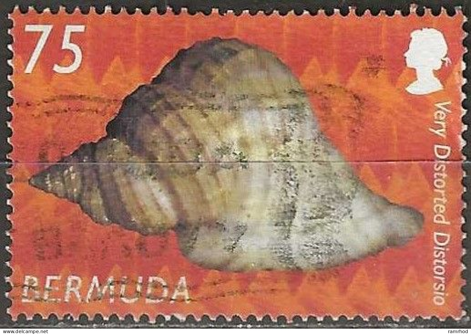 BERMUDA 2002 Shells - 75c. - Very Distorted Distorsio FU - Bermudas