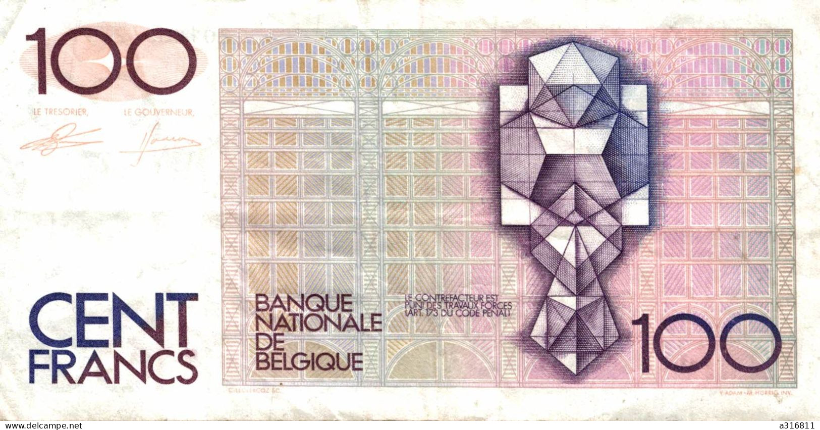 Billet Banque National De Belgique - Other & Unclassified