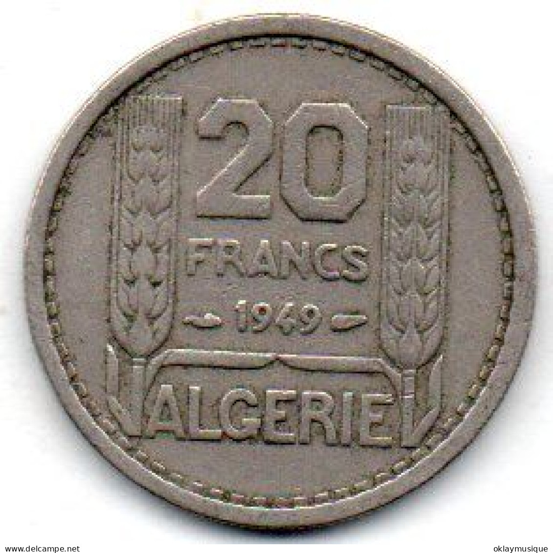 20 Francs 1949 - Algérie