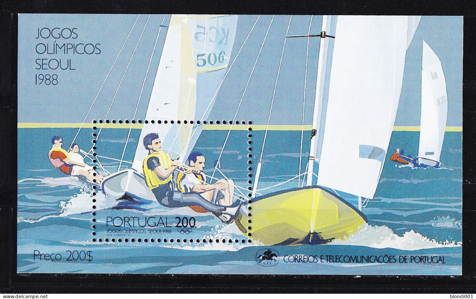 Olympics 1988 - Sailing - PORTUGAL - S/S MNH - Summer 1988: Seoul