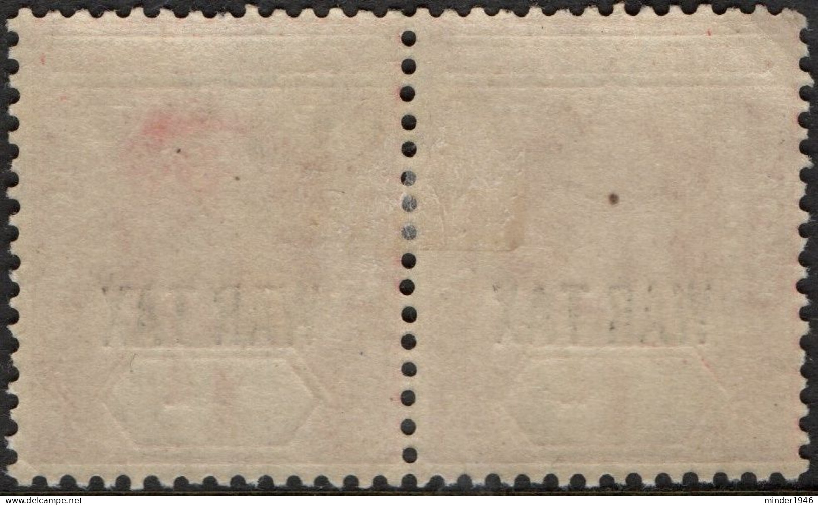 GILBERT & ELLICE ISLAND 1918 KGV 1d Red  Horizontal Pair SG26 Used - Isole Gilbert Ed Ellice (...-1979)