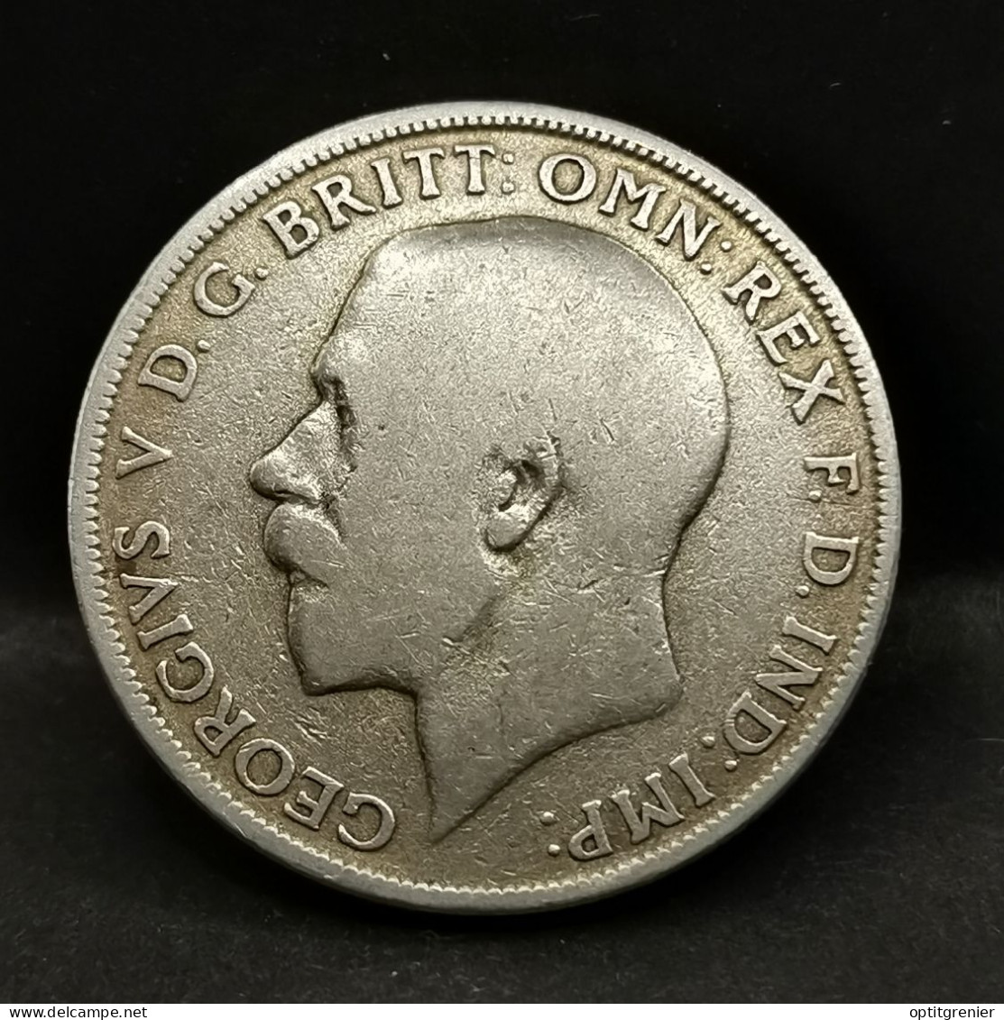 1 FLORIN  ARGENT 1921 GEORGE V ROYAUME UNI / UNITED KINGDOM SILVER - J. 1 Florin / 2 Schillings