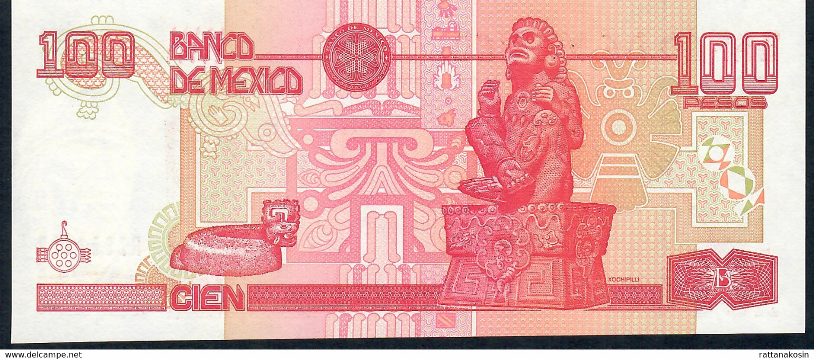 MEXICO  P118f  100 PESOS  5.11.2004  Serie DK  UNC. - Mexique