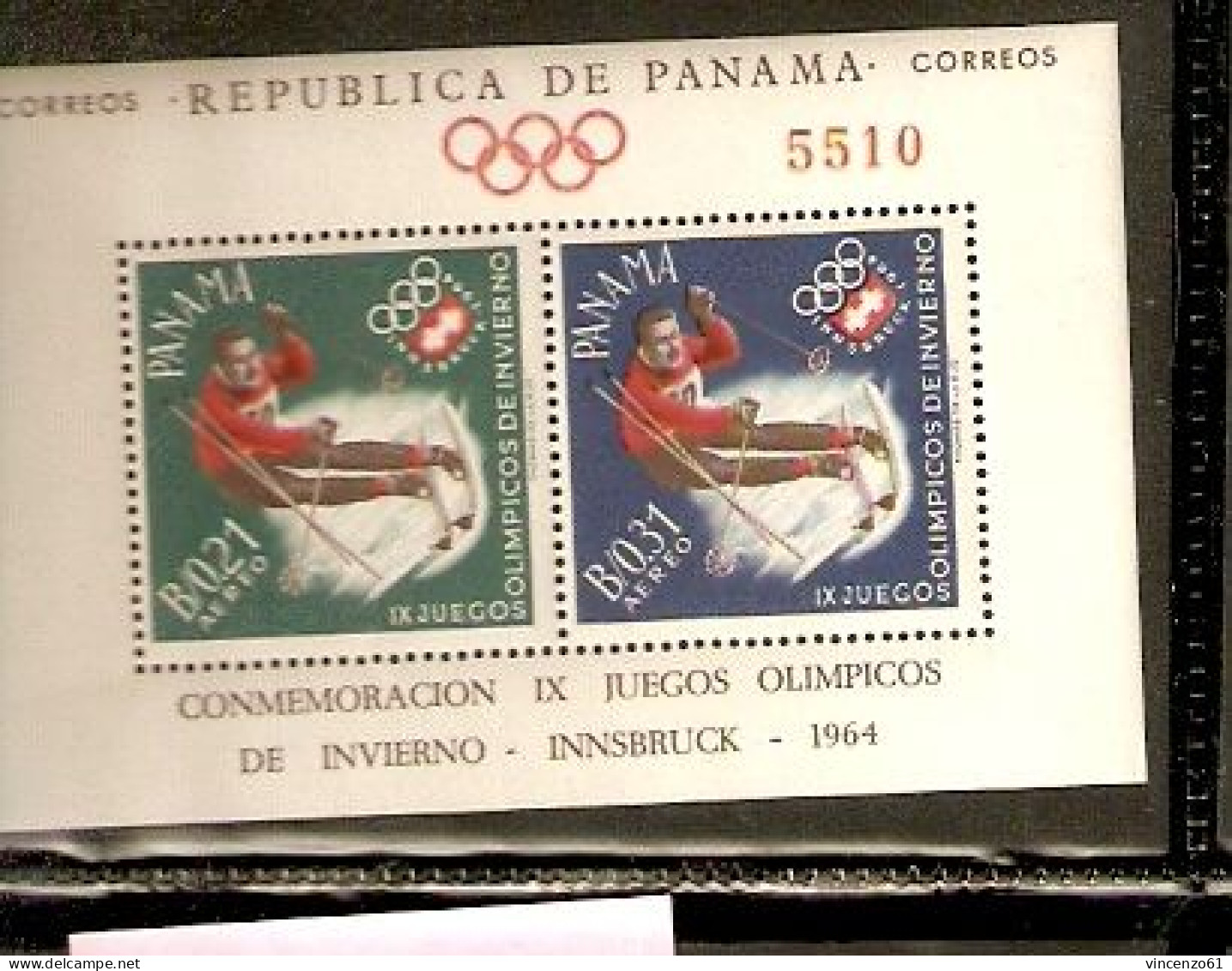 PANAMA INNSBRUCK 1964 OLIMPIC GAME - Sci