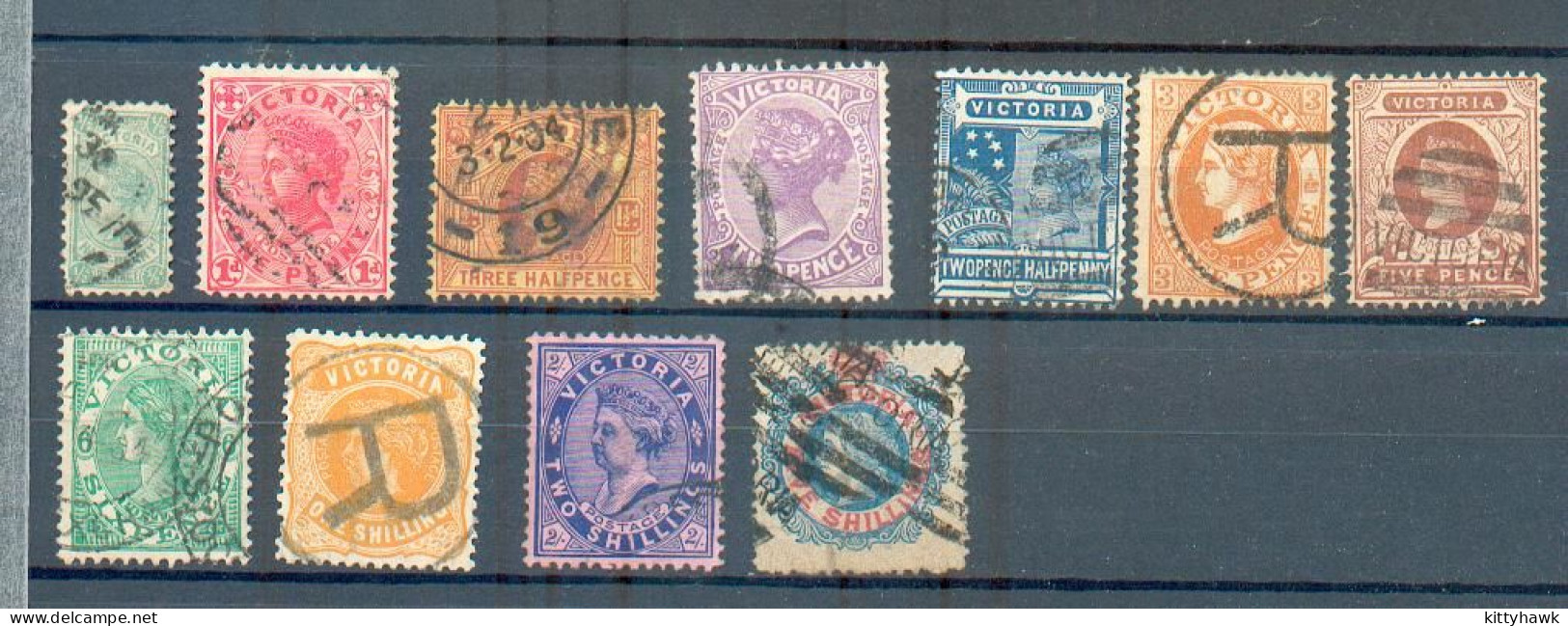 B 218 - Victoria - YT 127 à 132 / 134-135 / 137 à 139 ° Obli - Used Stamps