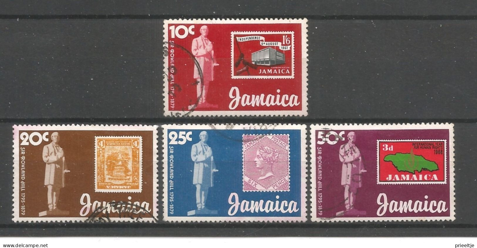 Jamaica 1979 Sir Rowland Hill Death Centenary Y.T. 466/469  (0) - Jamaica (1962-...)