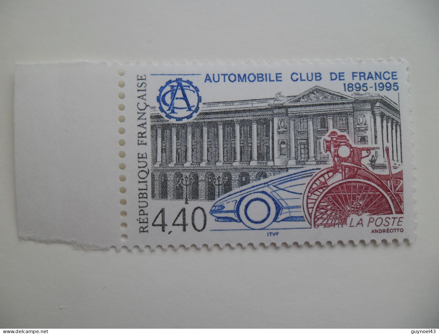 1995 Y/T 2974 " Automobile Club De France " Neuf** - Ungebraucht