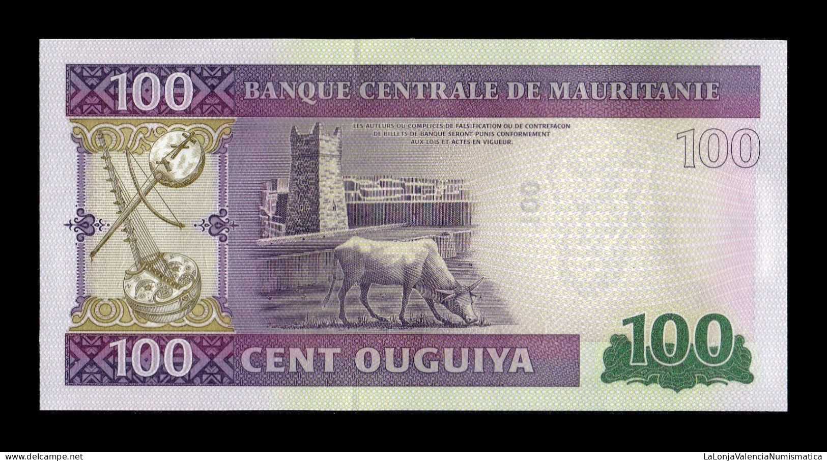 Mauritania Set 3 Banknotes 100 200 500 Ouguiya 2013-2015 Pick 16 17 18 Sc Unc - Mauritanien