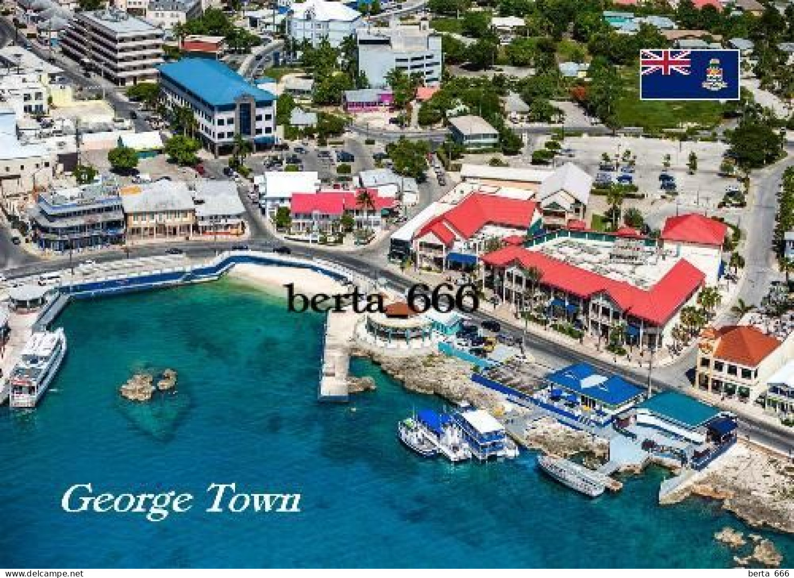 Cayman Islands George Town Harbour New Postcard - Caïman (Iles)