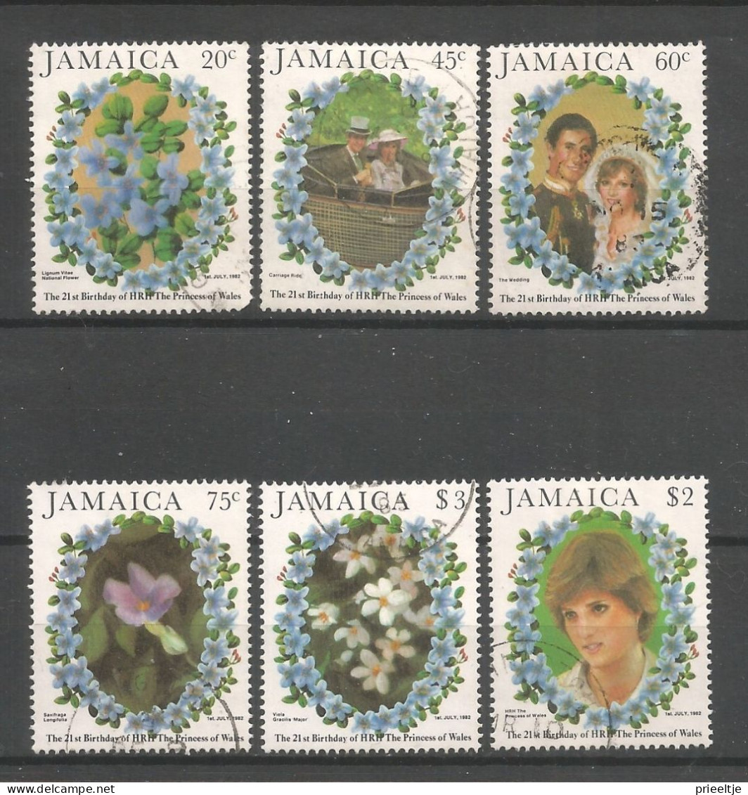 Jamaica 1982 Princess Of Wales 21st Anniv.  Y.T. 551/556  (0) - Jamaica (1962-...)