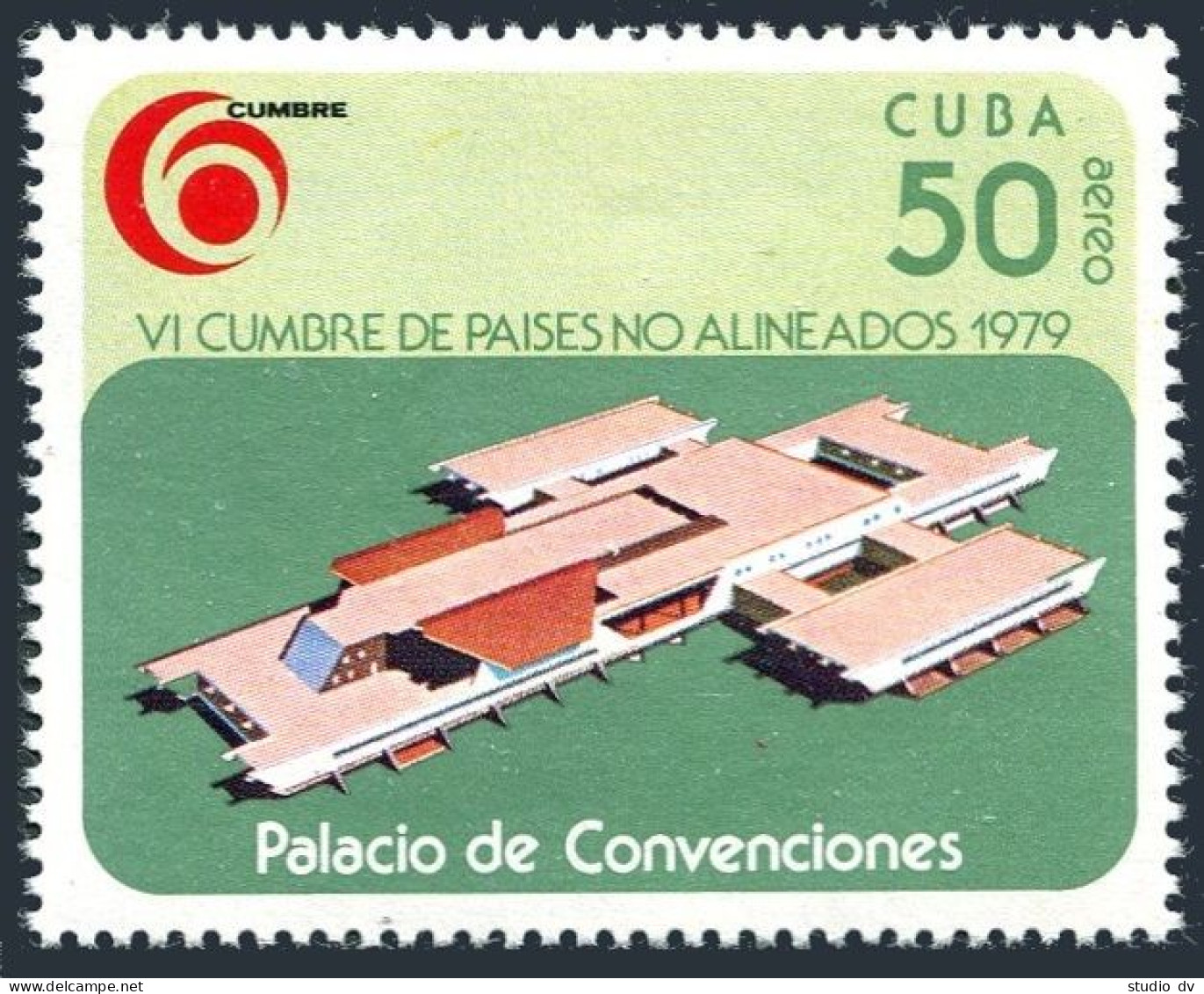 Cuba C320, MNH. Michel 2428. Conference Of Nonaligned Countries, 1979. Palace. - Neufs