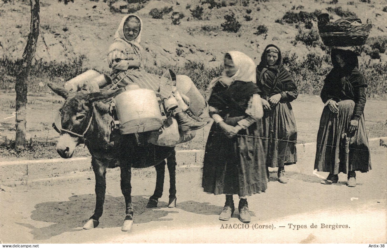 N38 - 2A - AJACCIO - Corse - Types De Bergères - Ajaccio