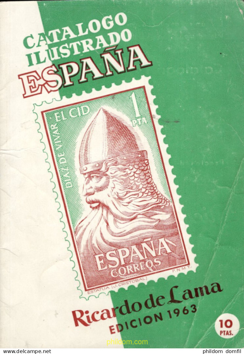 Catalogo Ilustrado España 1963 De Ricardo De Lama - Thématiques