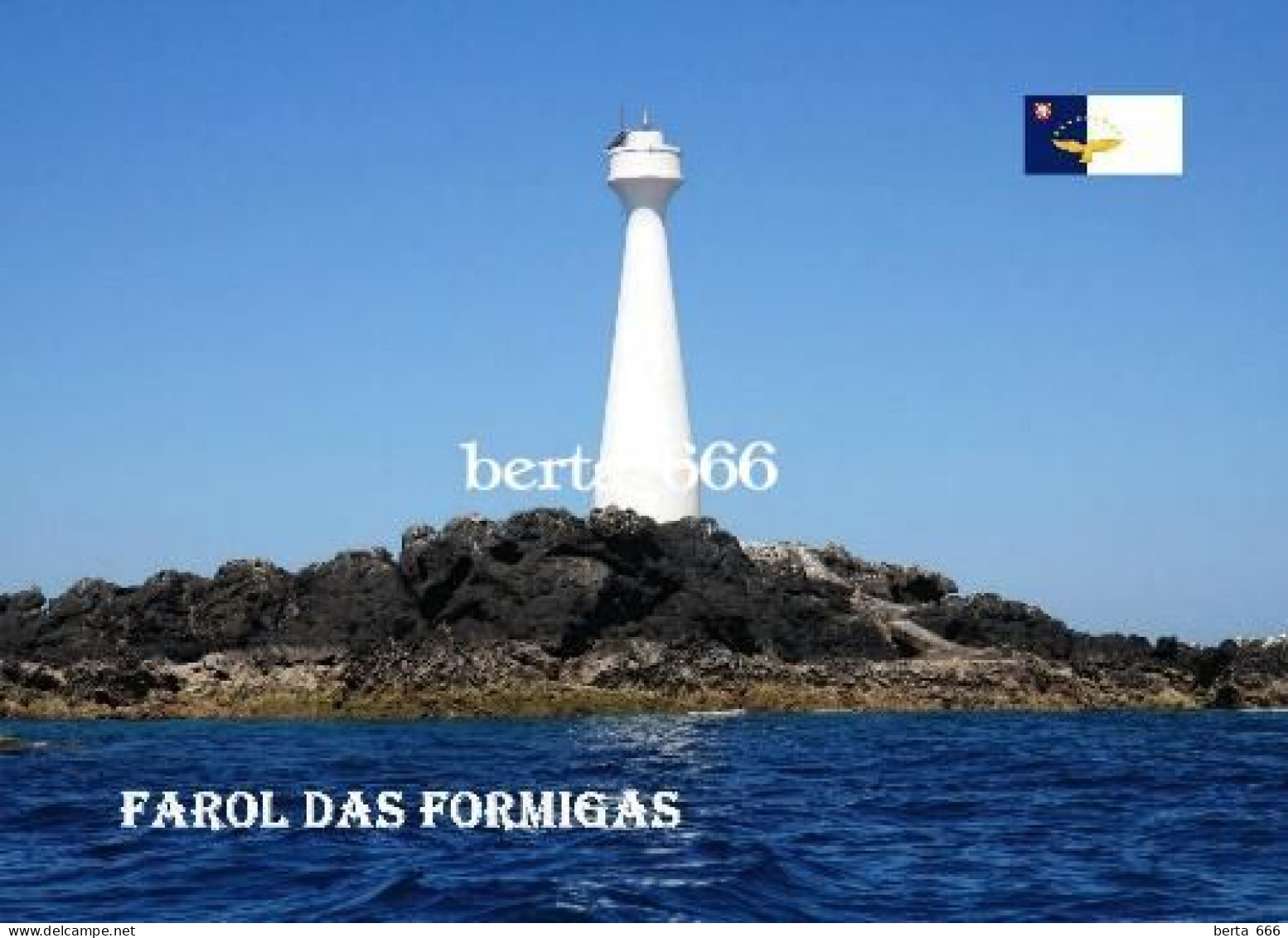 Portugal Azores Formigas Islets Lighthouse New Postcard - Lighthouses